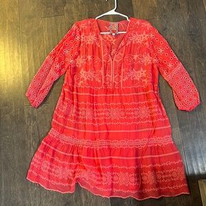 Johnny Was dress size L EUC